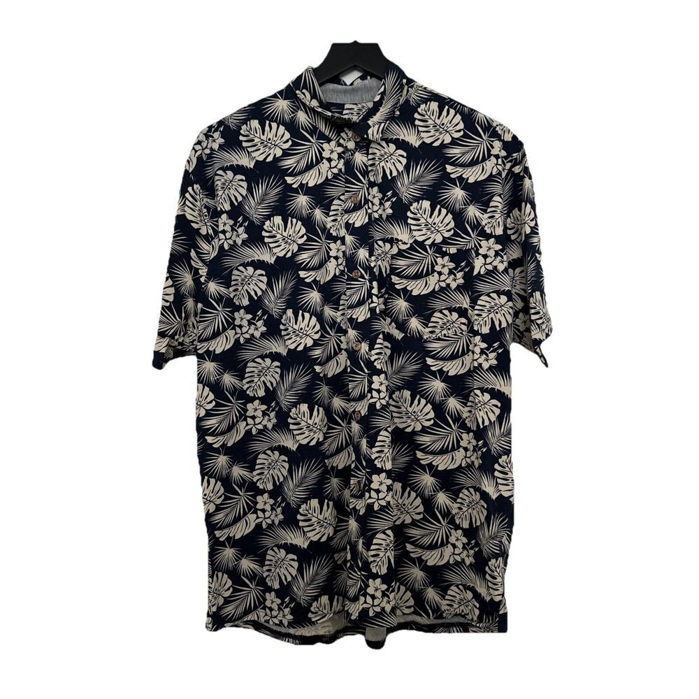Tailor Vintage Men's Short Sleeve Woven Shirt Size XL